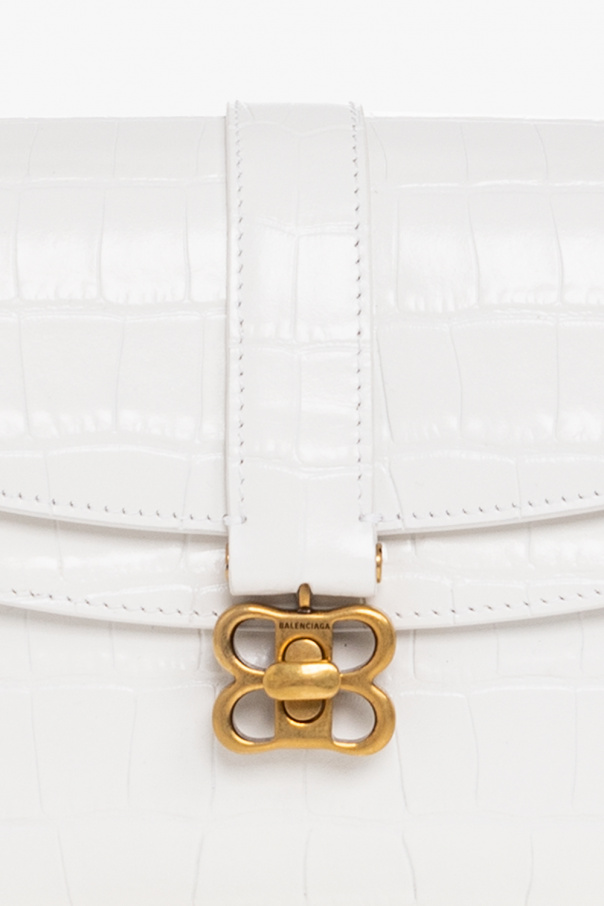 【送料&関税込】Balenciaga White Shearling Duty Free S Handb BALENCIAGA-